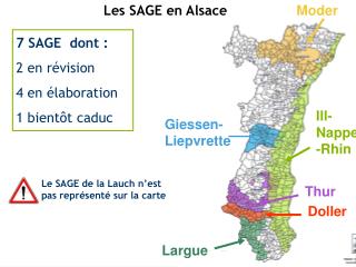 Les SAGE en Alsace