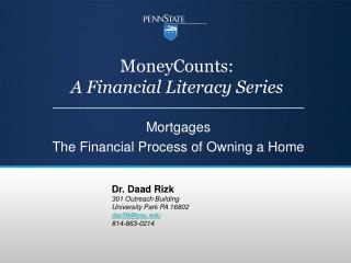 MoneyCounts: A Financial Literacy Series