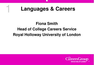 Languages &amp; Careers