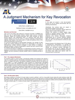 A Judgment Mechanism for Key Revocation