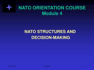 NATO ORIENTATION COURSE Module 4