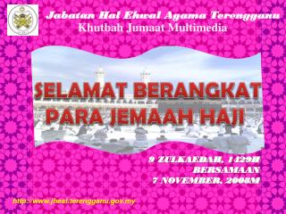 SELAMAT BERANGKAT PARA JEMAAH HAJI