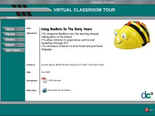 VIRTUAL CLASSROOM TOUR