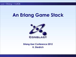 An Erlang Game Stack