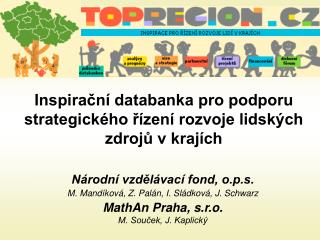 Inspirační databanka pro podporu strategického řízení rozvoje lidských zdrojů v krajích