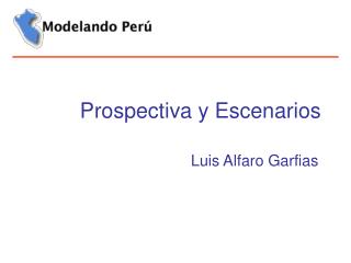 Prospectiva y Escenarios