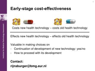 Early-stage cost-effectiveness