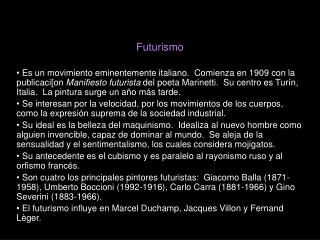 Futurismo