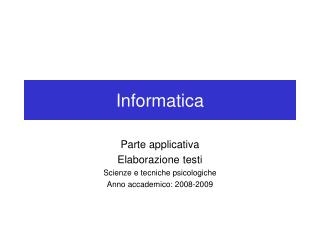 Informatica