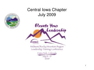 Central Iowa Chapter July 2009