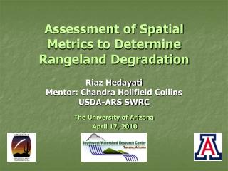 Assessment of Spatial Metrics to Determine Rangeland Degradation