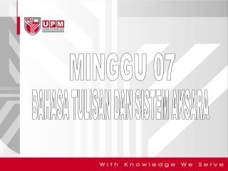 MINGGU 07