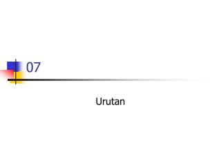 Urutan