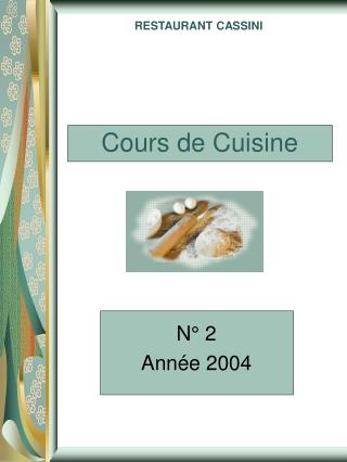 Cours de Cuisine