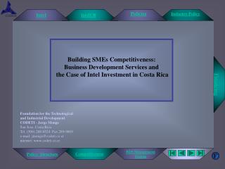 Building SMEs Competitiveness: Business Development Services and