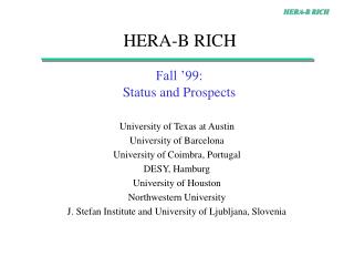 HERA-B RICH