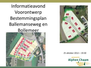 Informatieavond Voorontwerp Bestemmingsplan Ballemanseweg en Bollemeer