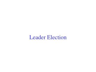 Leader Election