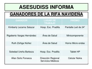 ASESUDISS INFORMA