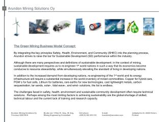 Arundon Mining Solutions Oy