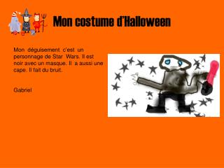 Mon costume d’Halloween