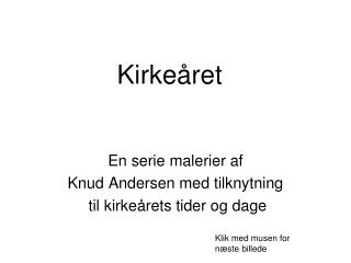 Kirkeåret