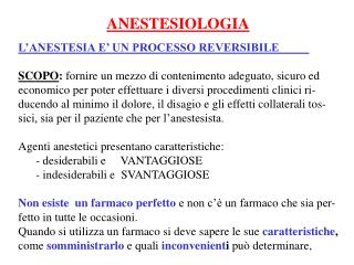 ANESTESIOLOGIA