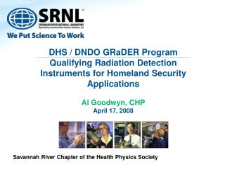 DHS / DNDO GRaDER Program