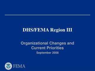 DHS/FEMA Region III