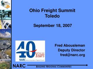 Ohio Freight Summit Toledo