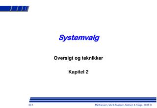 Systemvalg