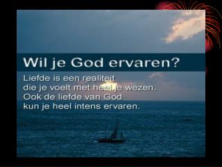 GOD LEREN KENNEN