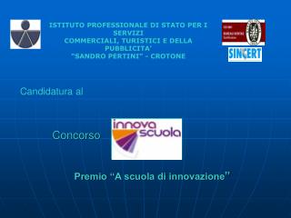 Concorso Premio “A scuola di innovazione ”