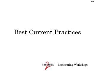 Best Current Practices