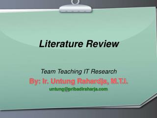 Literature Review