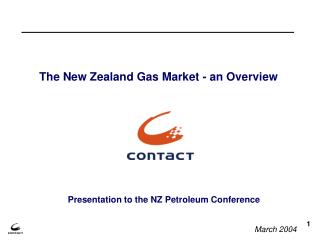 The New Zealand Gas Market - an Overview