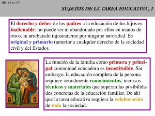 SUJETOS DE LA TAREA EDUCATIVA, 1