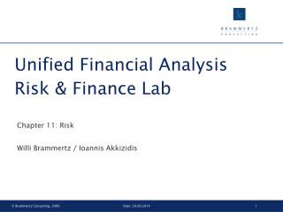 Unified Financial Analysis Risk &amp; Finance Lab