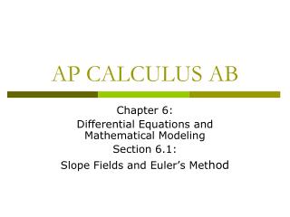 AP CALCULUS AB