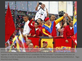 Chavez launches re-election bid with big rally