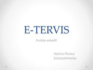 E-TERVIS