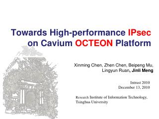 Towards High-performance IPsec on Cavium OCTEON Platform