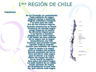 1 era REGIÓN DE CHILE
