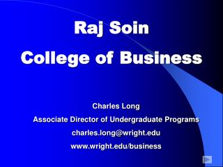 Raj Soin College of Business