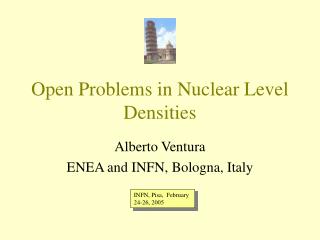 Open Problems in Nuclear Level Densities