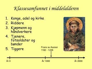 Klassesamfunnet i middelalderen