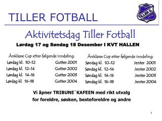 TILLER FOTBALL