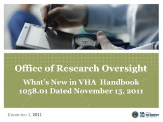 Office of Research Oversight