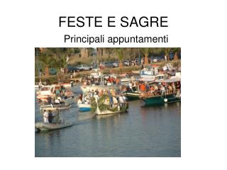 FESTE E SAGRE