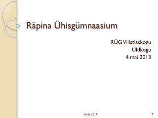 Räpina Ühisgümnaasium